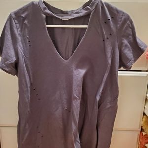 A distress tee